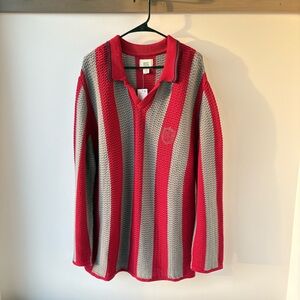BDG Urban Outfitters Knit Striped Preppy Oversized Sweater NWT - Size L
